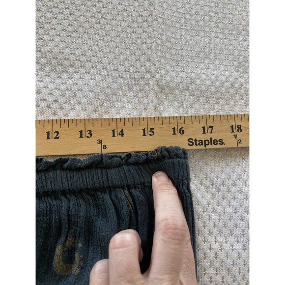 VTG Visual Professional Linen Rayon O/S High Rise Pants Pull On Art To Wear - Picture 10 of 11